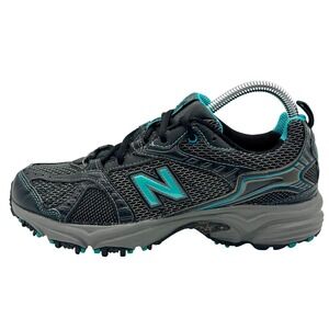 New Balance 461 All Terrain Walking Shoes Womens Size 8B Black Teal WT461LB